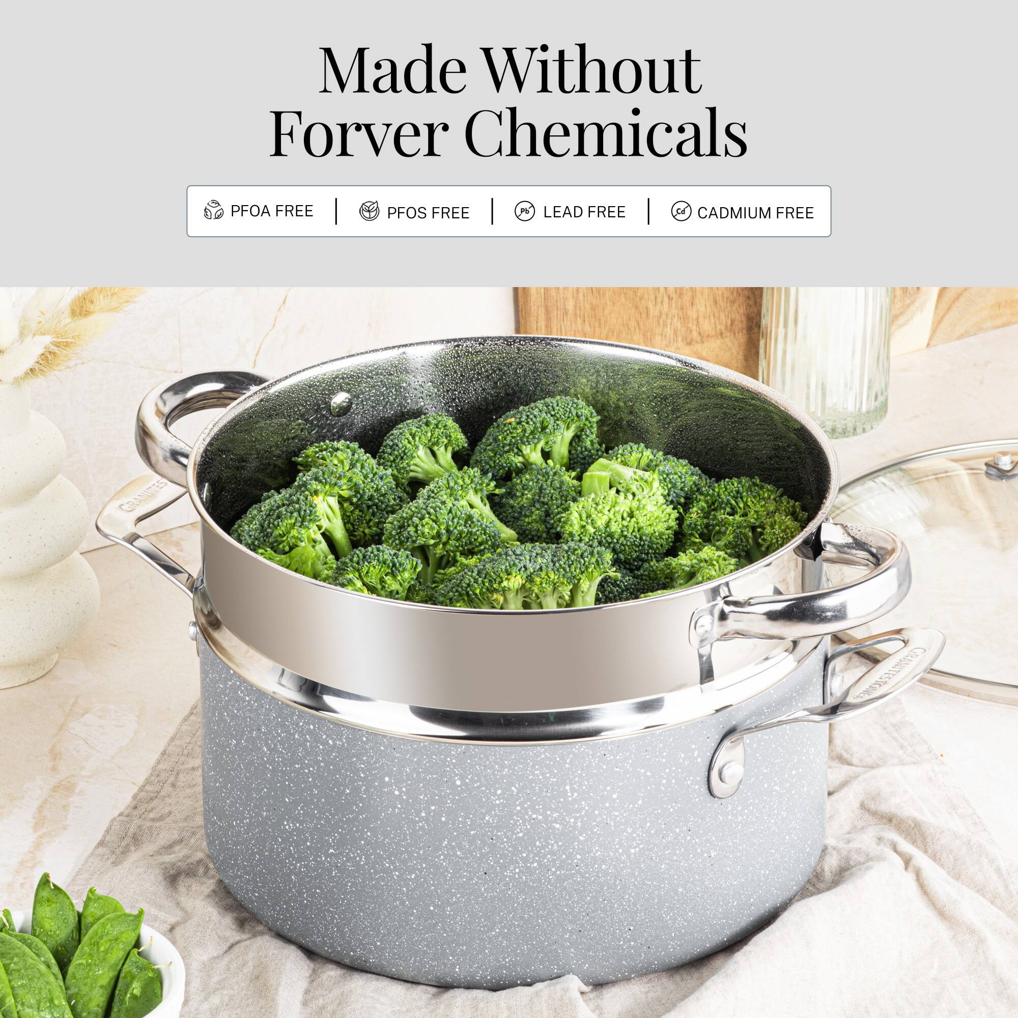 Made Without Forver Chemicals
PFOA FREE | PFOS FREE | LEAD FREE | CADMIUM FREE