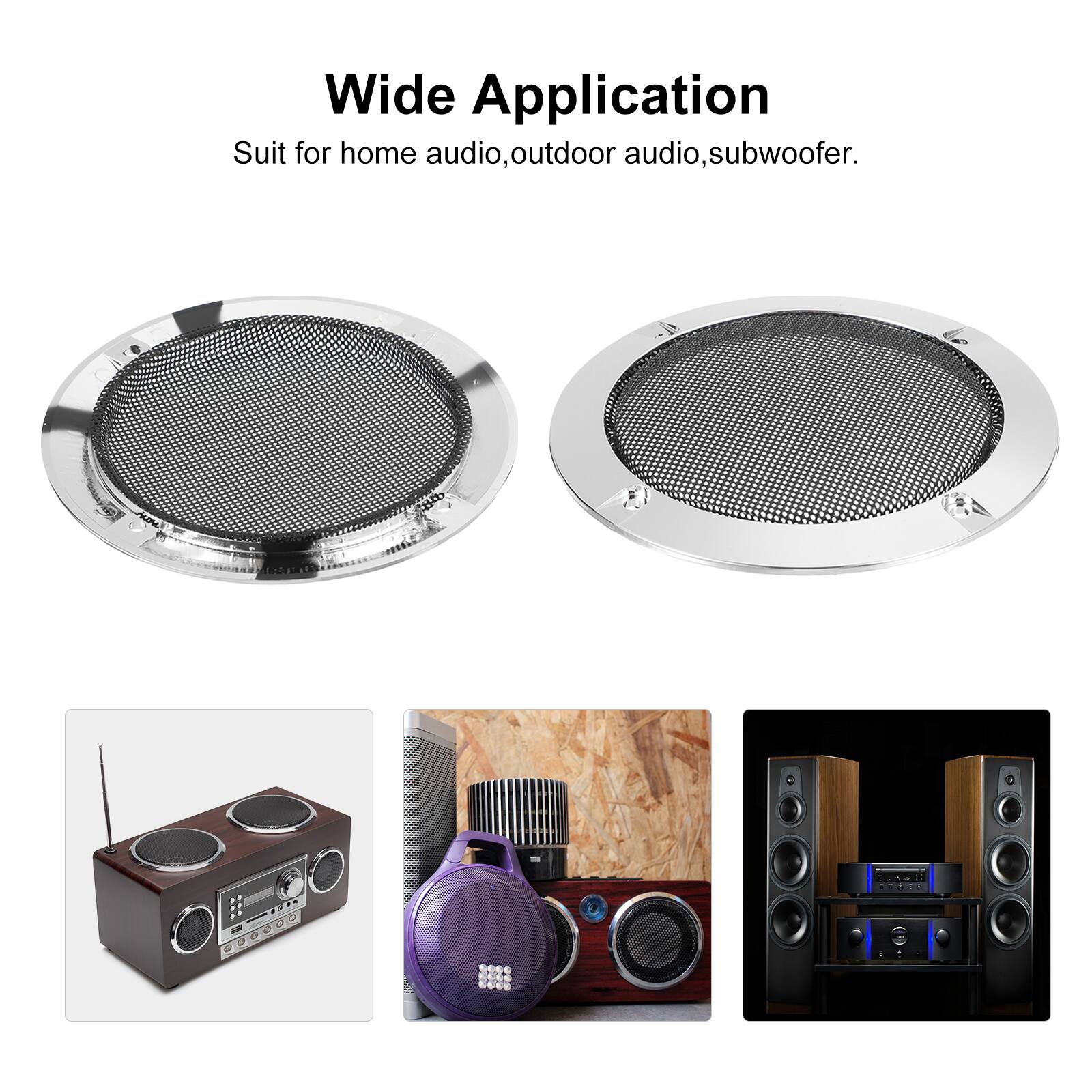 Wide Application  
Suit for home audio, outdoor audio, subwoofer.