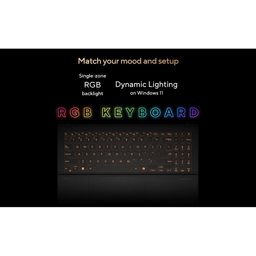 Match your mood and setup

Single-zone RGB Dynamic Lighting on Windows 11

RGB KEYBOARD