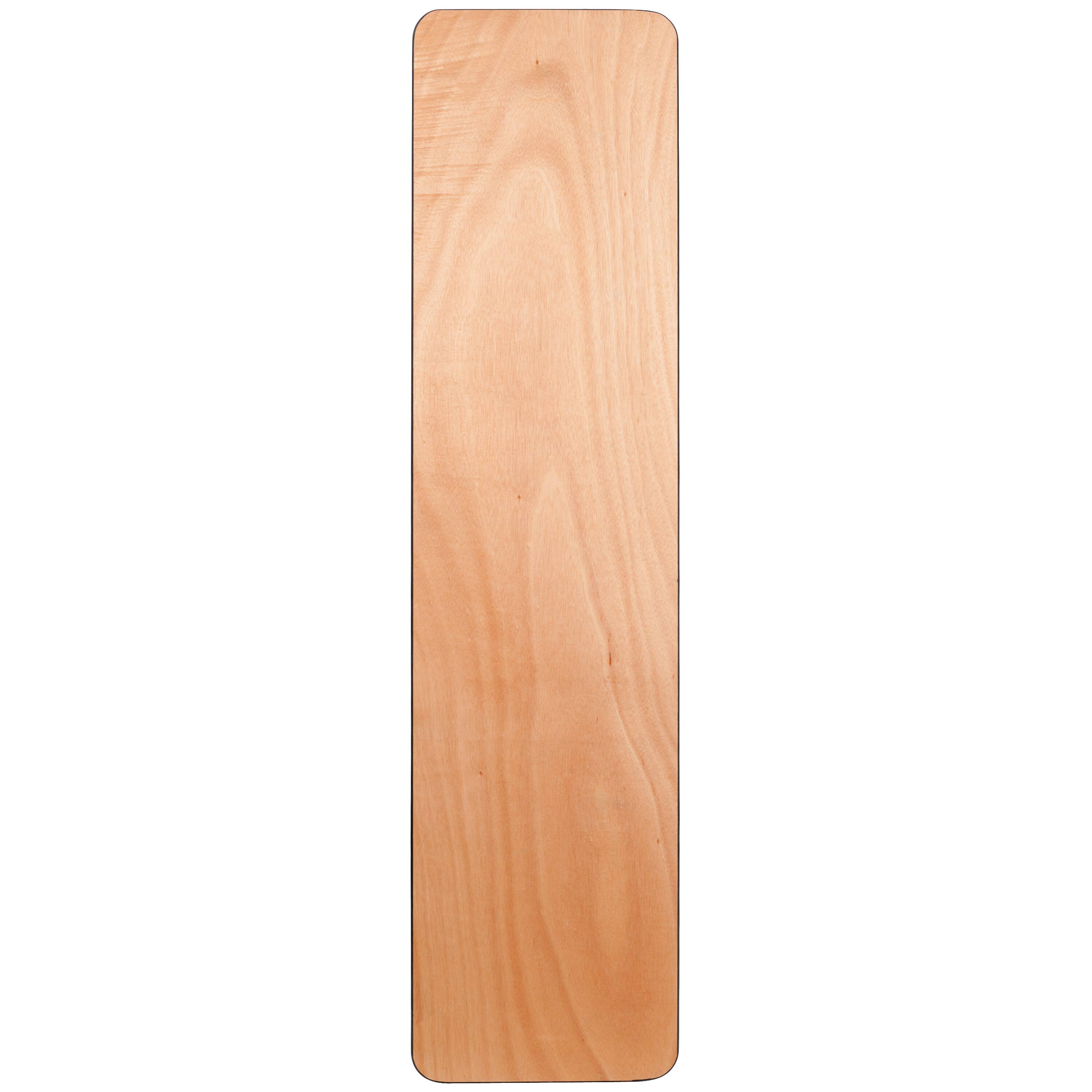 Alt View 4. Emma + Oliver - 6-Foot Rectangular Wood Folding Training / Seminar Table with Smooth Clear Coated Finished Top - Natural.