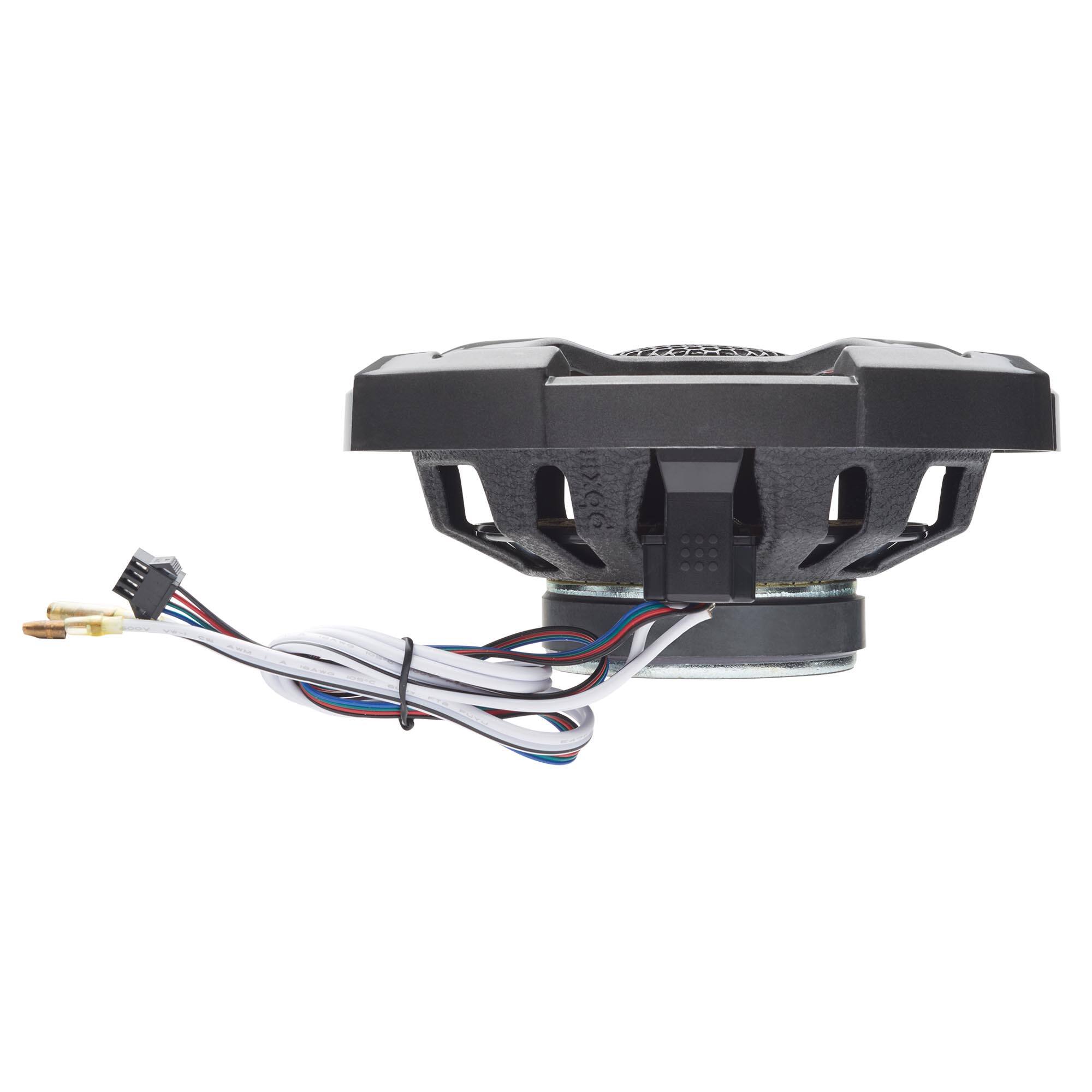 Alt View 3. Powerbass - PowerBass XL-62SST - 6.5" Shallow Mount Coaxial Speakers With RGB LED, Powersports/Marine - Pair - Black/Gray.