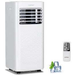 Resenkos - Air Conditioner, Cooler,10000 BTU 4-in-1 Portable Air Conditioner with Humidifier and Sleep Mode - White