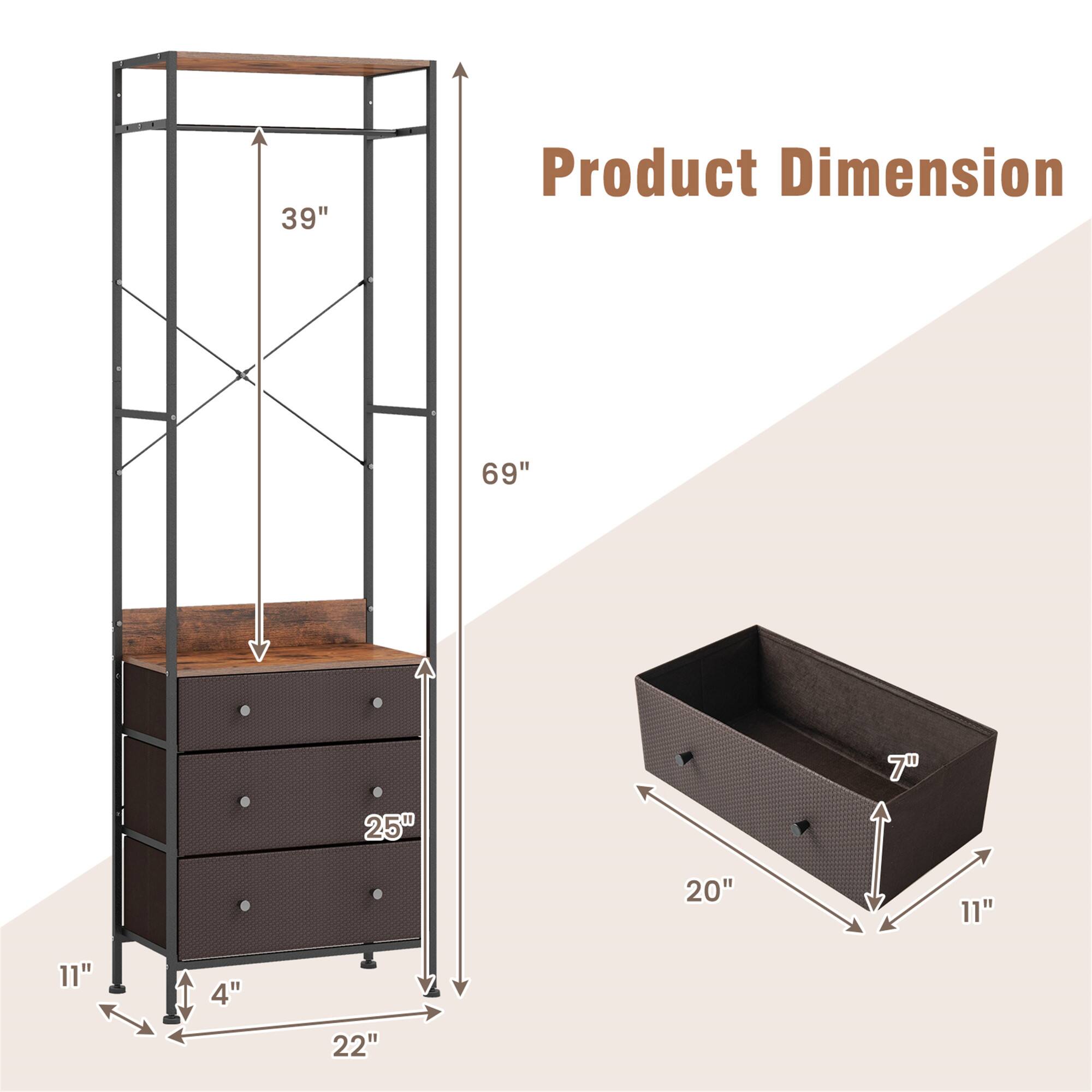 39" Product Dimension 69" 7" 25" 20" 11" 11" 4" 22"