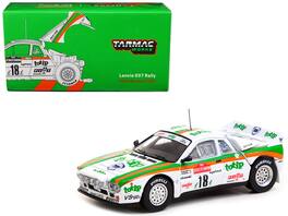 Tarmac Works - Lancia 037 Rally #18 Miki Biasion - Tiziano Siviero Rallye Sanremo (1983) Hobby64 Series 1/64 Diecast Model Car - Multicolor