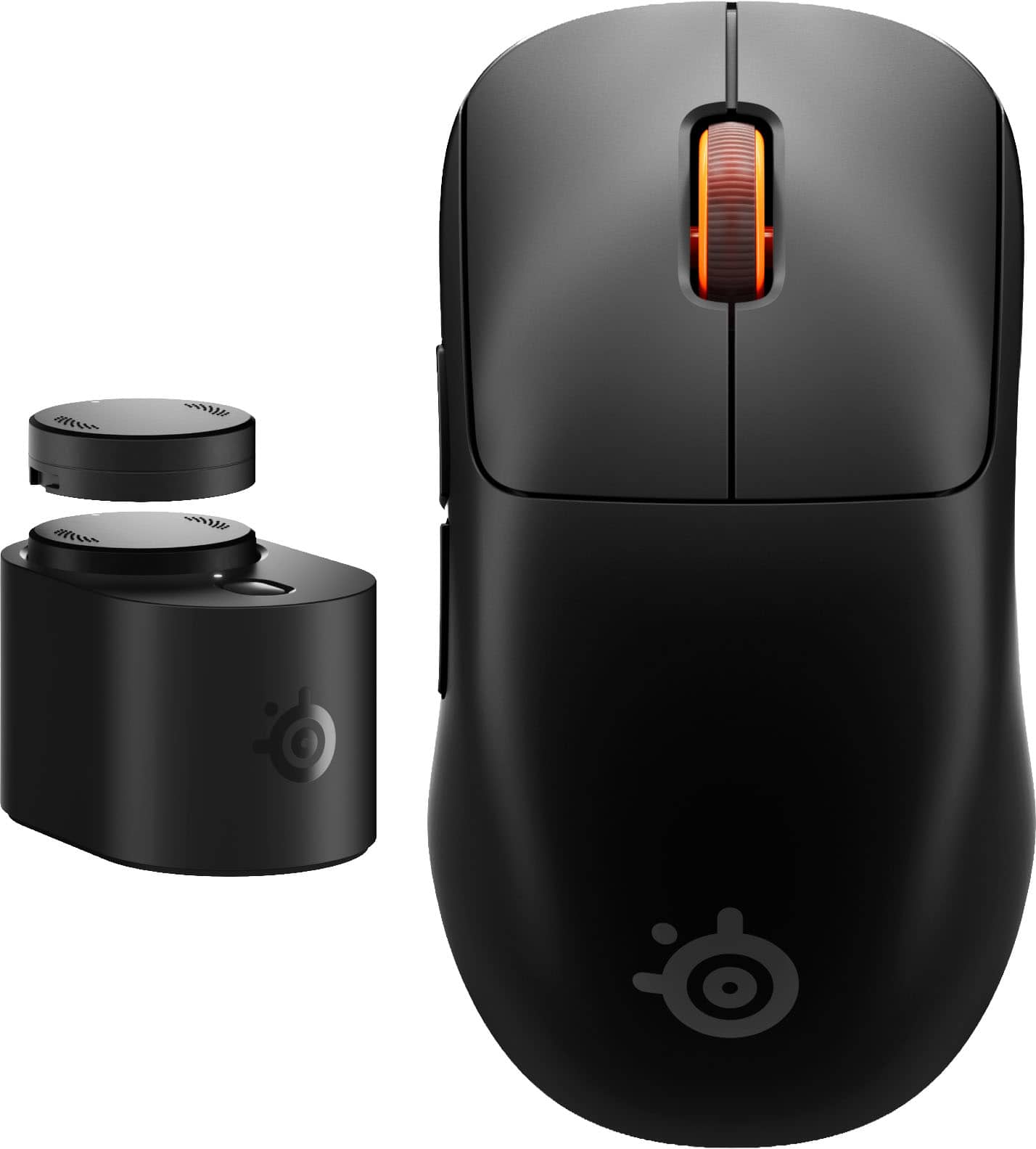 SteelSeries - Sensei Pro Wireless Optical Symmetrical Gaming Mouse with 8K Polling – Ultra-Wideband/RF for PC - Wireless