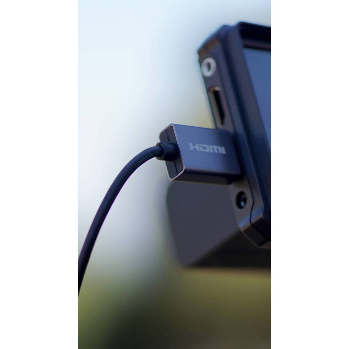 Alt View 4. ZILR - ZILR 4Kp60 Hyper Thin High Speed HDMI Secure Cable with Micro Connector.