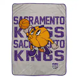 Pegasus - Sacramento Kings 60" x 80" Cartoon Basketball Ultra Cozy Blanket - Multicolor