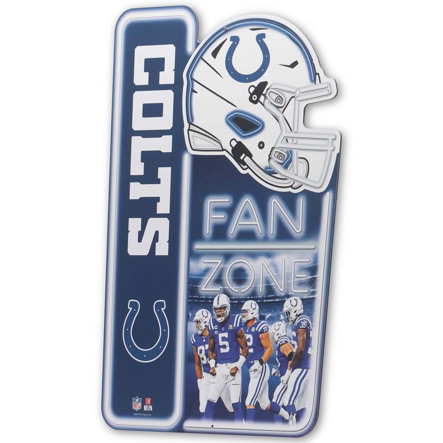 Colts End Zone Lettering Open Road Brands Indianapolis Colts 13