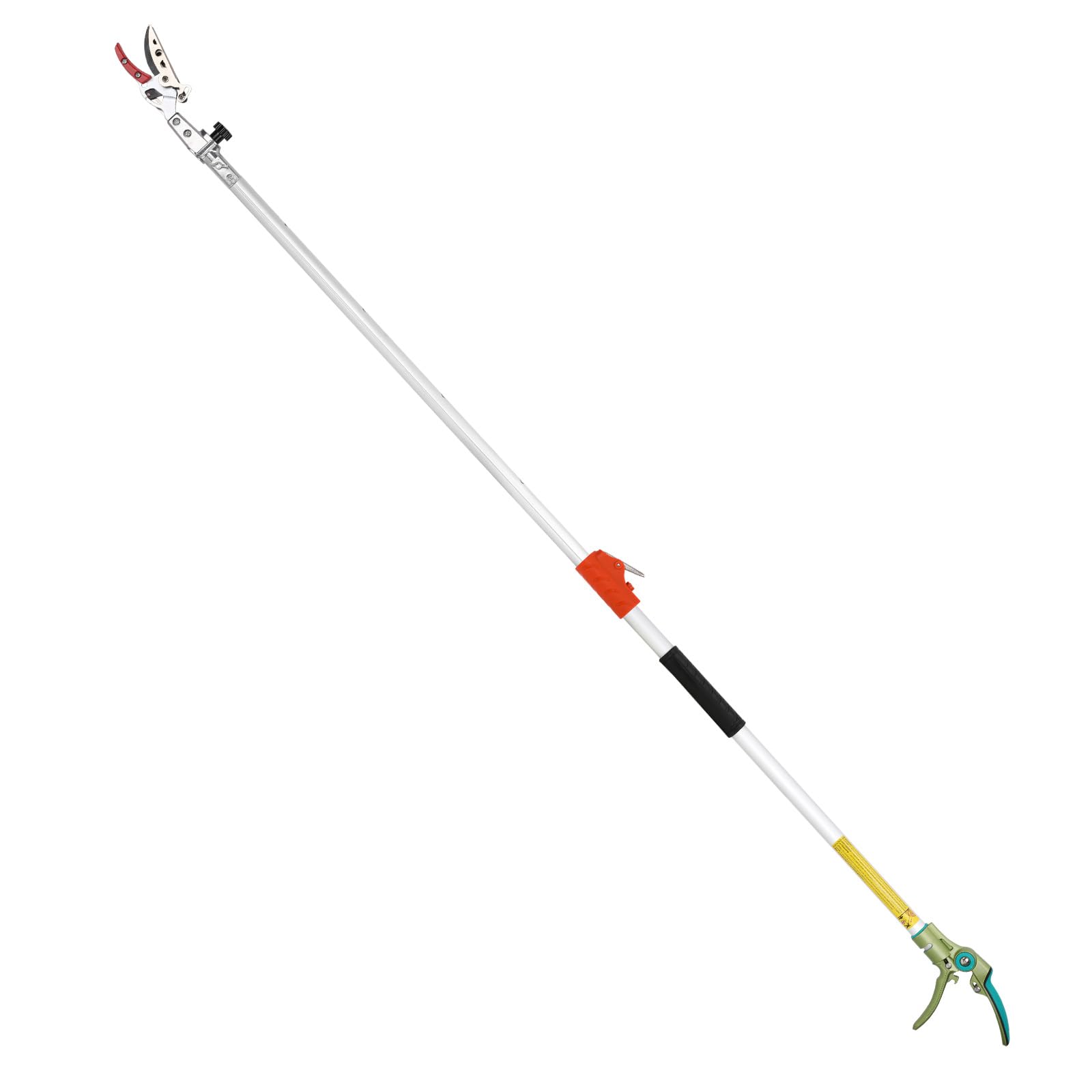 JETRANSPORT - Tree Pruner For Garden Cut Capacity 1/2 Inch & Hold Pole Lightweight Fruit Picker With Non-slip Handle Long R - 3.67-5.45FT