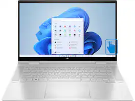 HP - Refurbished Excellent - Envy x360 15t-ew000 Home & Business 2-in-1 Laptop (Intel i7-1255U 10-Core, 32GB RAM, 1TB PCIe SSD, Win11 Pro) - Natural Silver