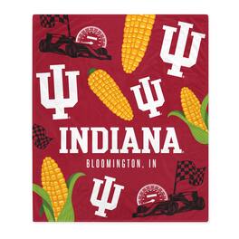 Pegasus - Indiana Hoosiers 60'' x 70'' Hometown Logo Fleece Blanket - Multicolor