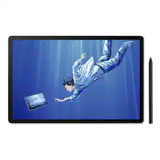 Front. Wacom - MovinkPad Pro 14 Android Mobile Drawing Tablet, 14" OLED with Battery-Free Slim Pro Pen 3, 12GB RAM/256GB Storage - Light Gray.