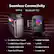 Seamless Connectivity
WIFI 6
Bluetooth® 5.2
1 & 2: 2 x USB 3.2 Gen 1 Type A
3: 1 x USB 3.2 Gen 2 Type-C™ (10G)
4: 1 x Audio Combo Jack
5: Power On/Off Button
6: 1 x HDMI™ 2.1 TMDS™
7: 1 x RJ45
8: 4 x USB 2.0 Type A
9: 1 x Audio Out
