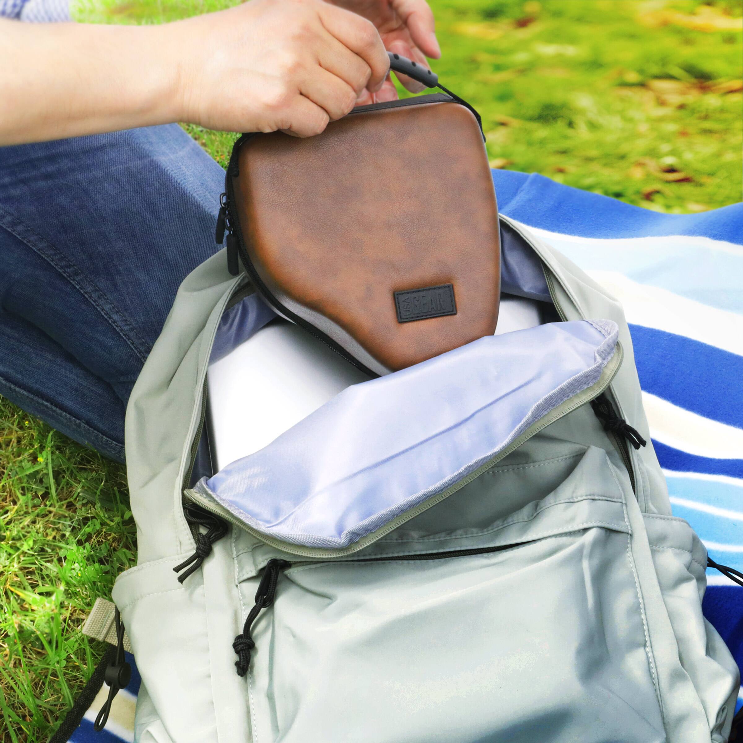 Alt View 7. USA Gear - Quick Access DSLR Hard Shell Camera Case w/ Accessory Storage & Padded Interior.