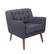 Alt View 2. OSP Home Furnishings - Mill Lane Chair and Loveseat Set - Navy.