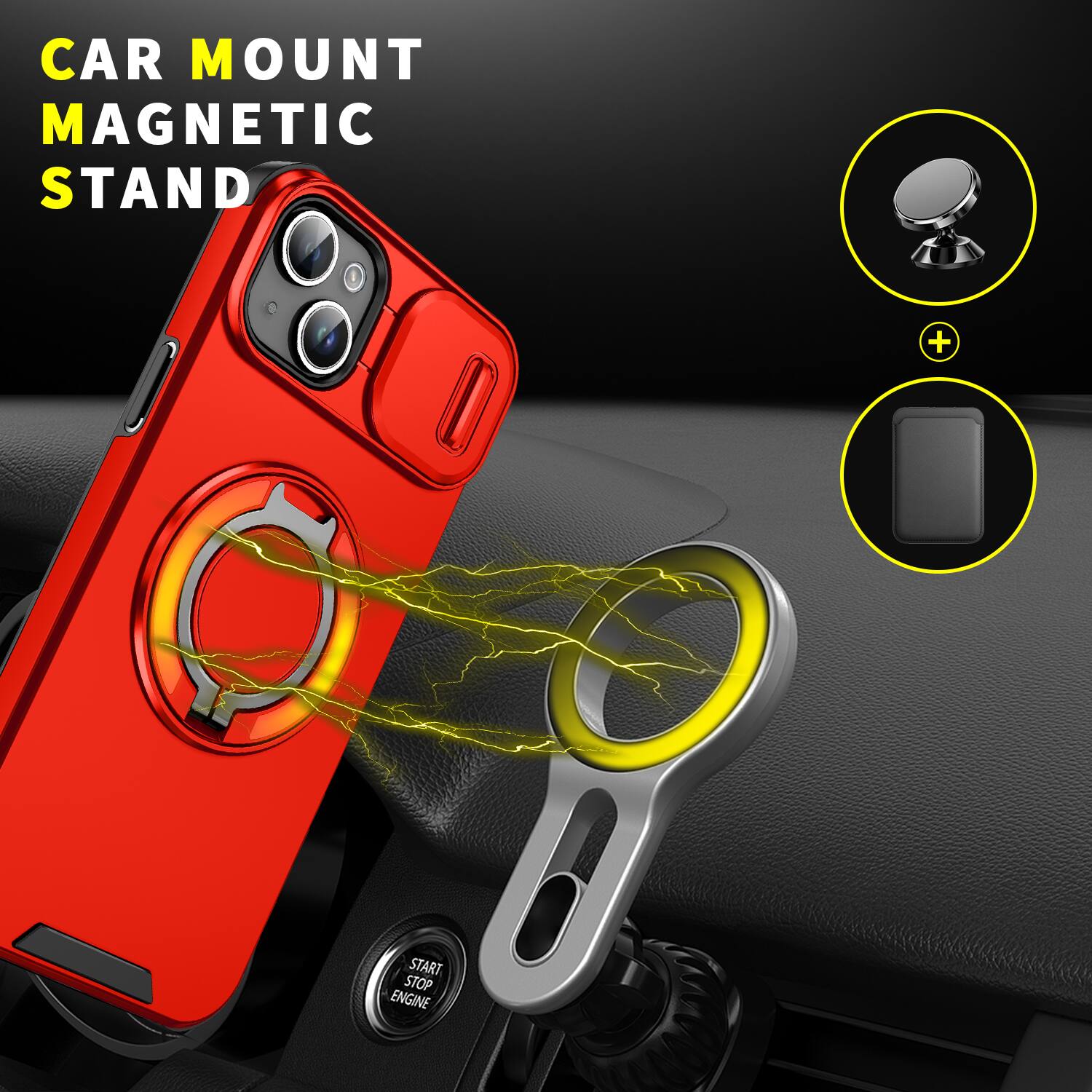 CAR MOUNT MAGNETIC STAND

START STOP ENGINE