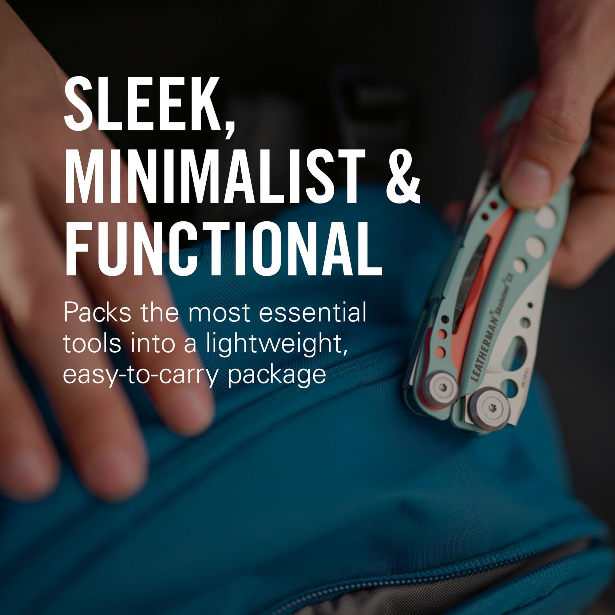SLEEK, MINIMALIST & FUNCTIONAL  
Packs the most essential tools into a lightweight, easy-to-carry package