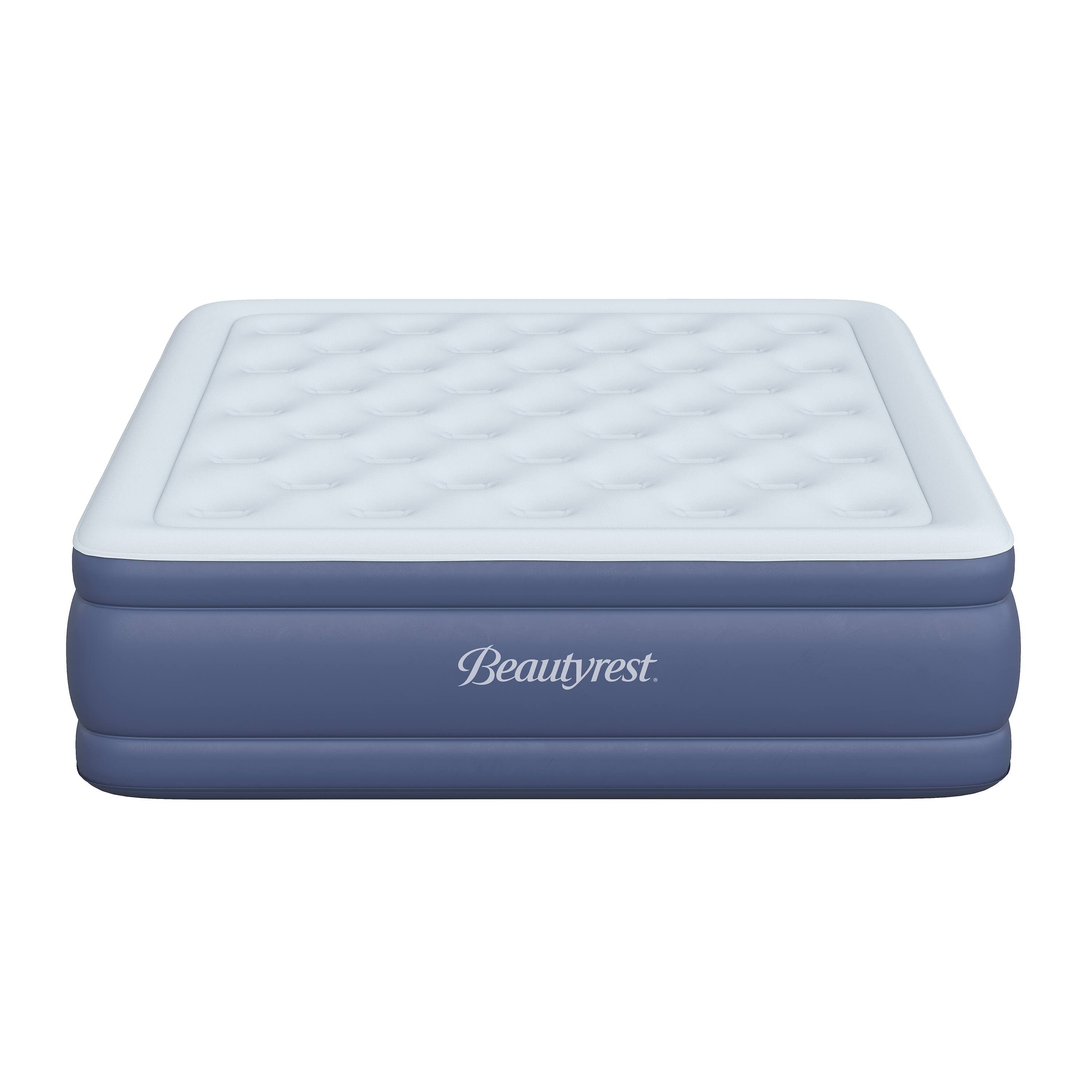 Alt View 1. Beautyrest - 17" Supreme Air Auto Shut-Off Air Mattress with Built-in SureLock Pump and Auto Shut-Off - White; Blue.