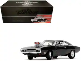 Jada - Dom's Dodge Charger R/T "Fast & Furious" (2009) Movie "TrueSpec" Series 1/24 - Black
