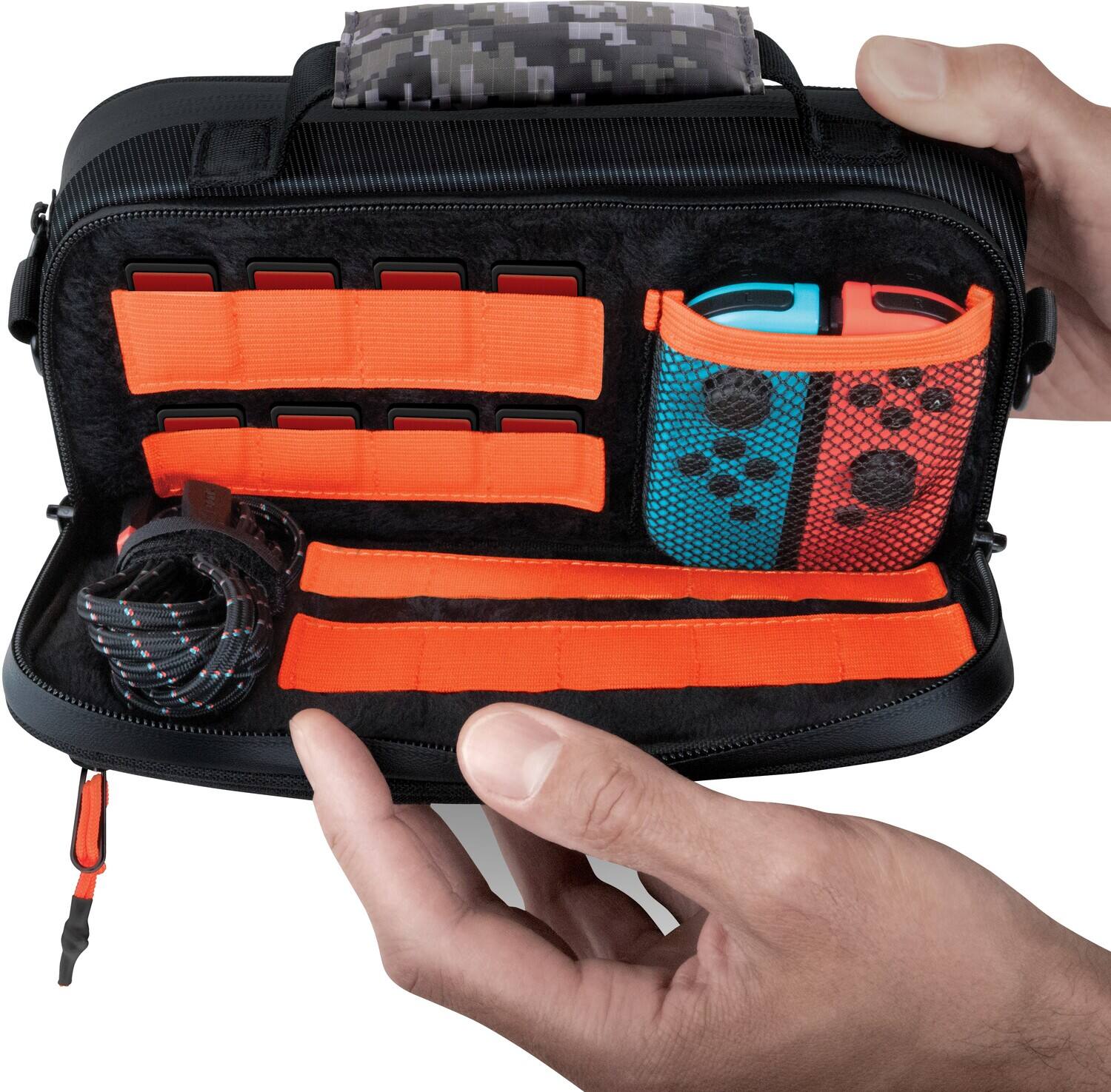 Alt View 4. Bionik - Nintendo - Commuter Lite Bag for Nintendo Switch Lite (Camo) - Multicolor.
