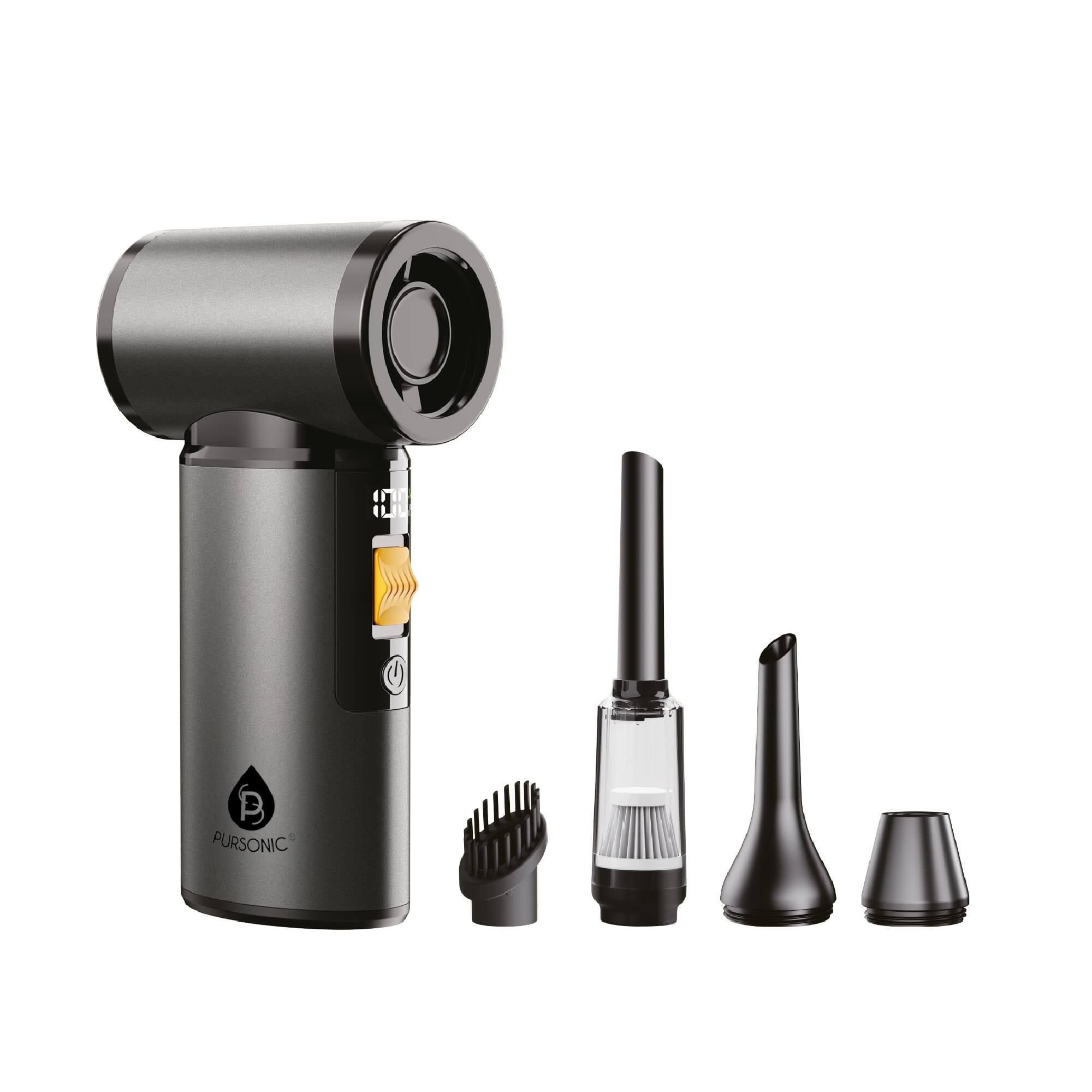 Alt View 1. Pursonic - Cordless Multi-Function Turbo Air Blower & Vacuum With 130,000 RPM for Fast & Deep Cleaning.