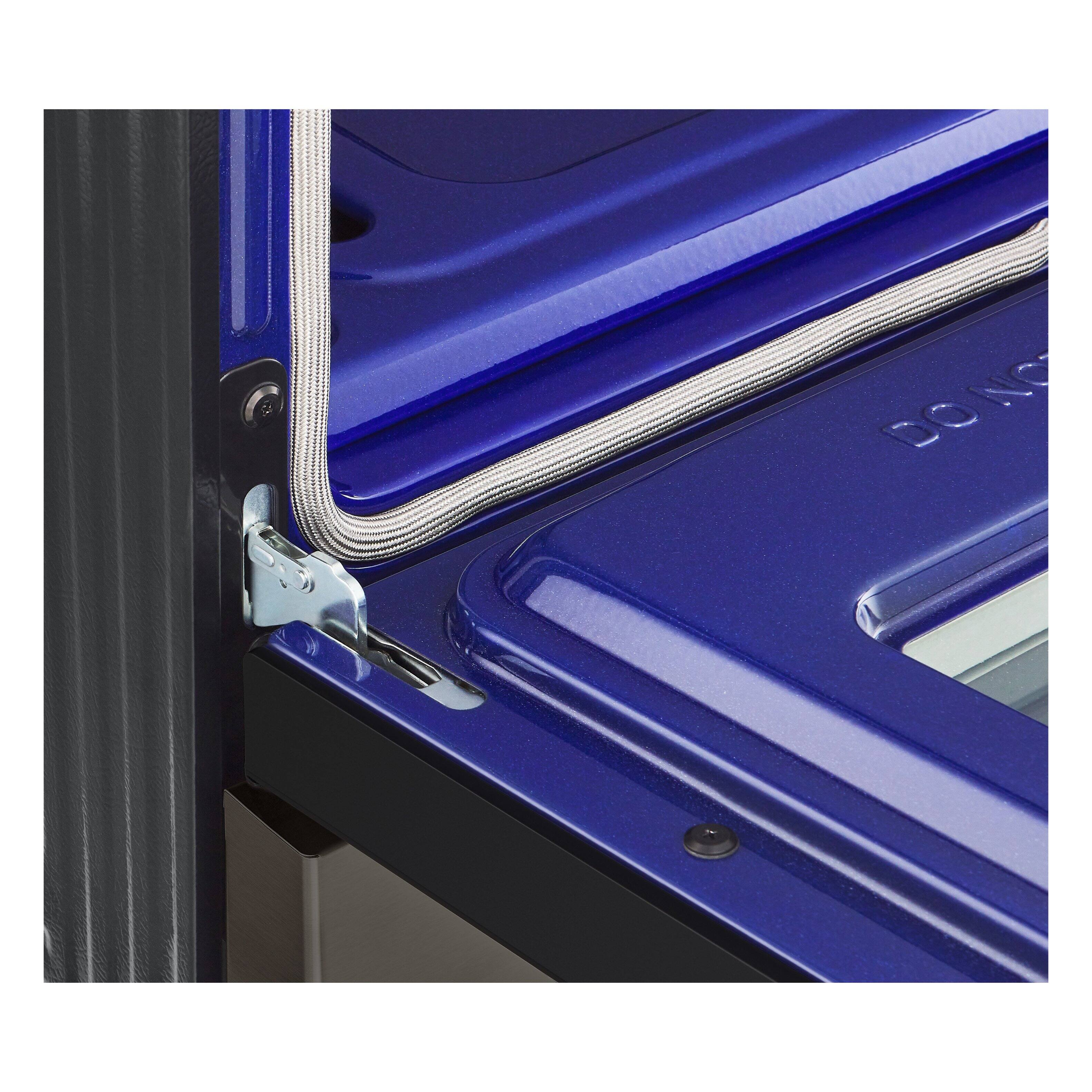 Alt View 20. LG - 5.8 Cu. Ft. Slide-In Gas True Convection Smart Range with EasyClean, Air Fry and Premium Handle - PrintProof Stainless Steel.