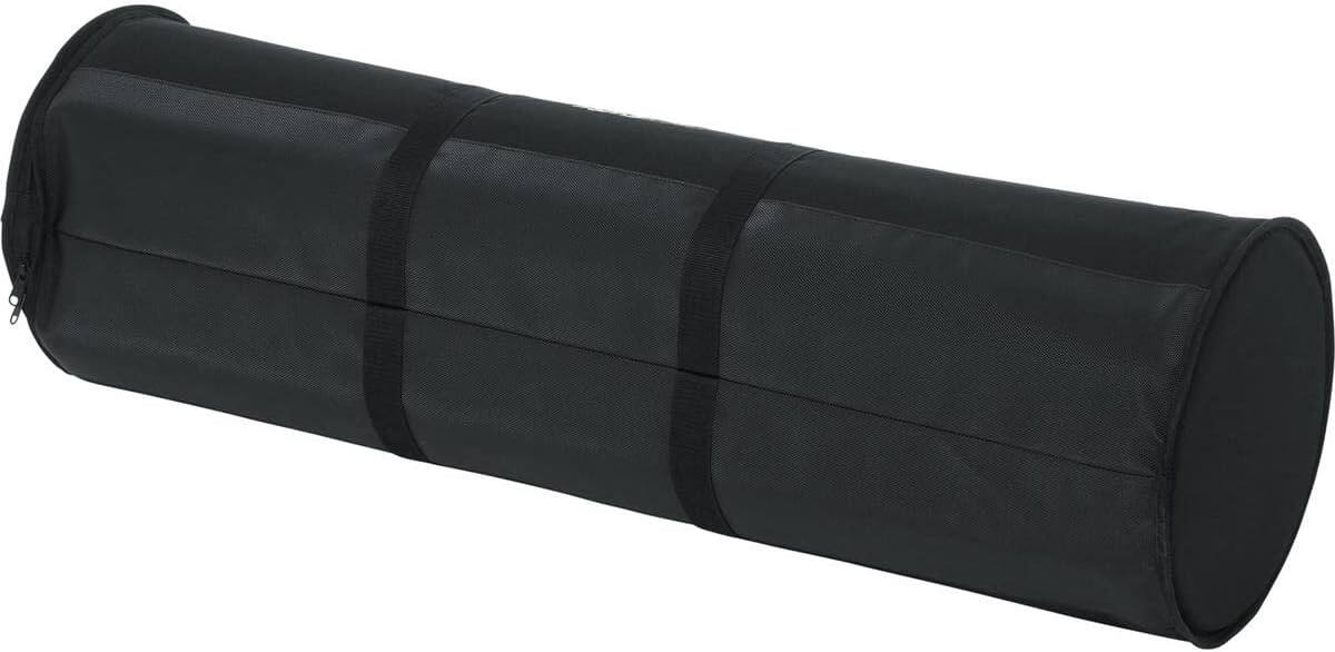 Back. Gator Frameworks - Deluxe Microphone Stand Carry Bag with 6 Individual Padded Compartments and Reinforced Handles.