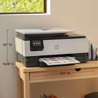 HP - OfficeJet Pro 8125e Wireless All-In-One Inkjet Printer with 3 months of Instant Ink Included with HP+ - White