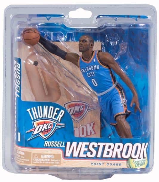 McFarlane Toys - Mcfarlane NBA Series 21 Figure Russell Westbrook Oklahoma City Thunder - Blue