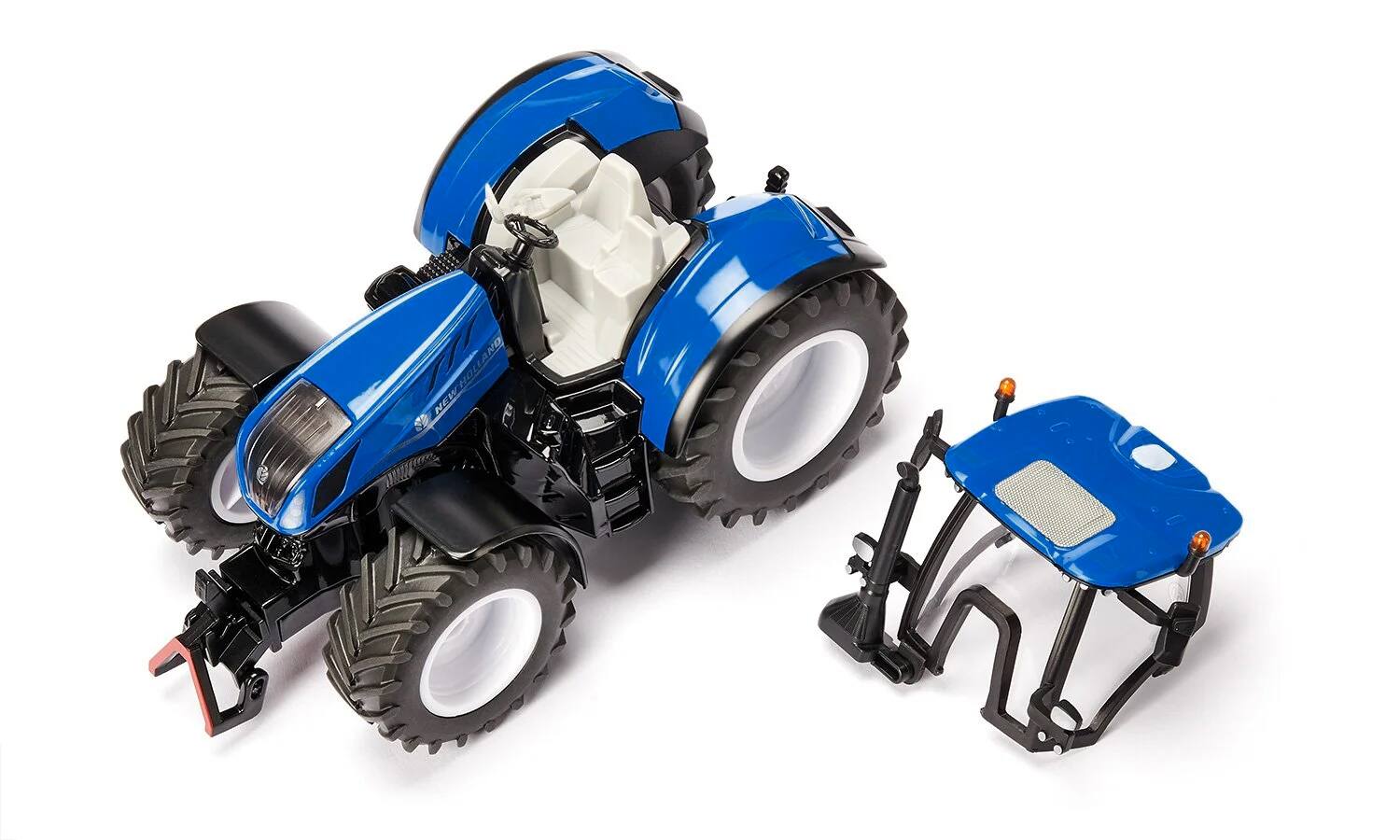 Angle. SIKU - New Holland T7.315 HD Tractor Blue 1/32 Diecast Model by Siku - Blue.