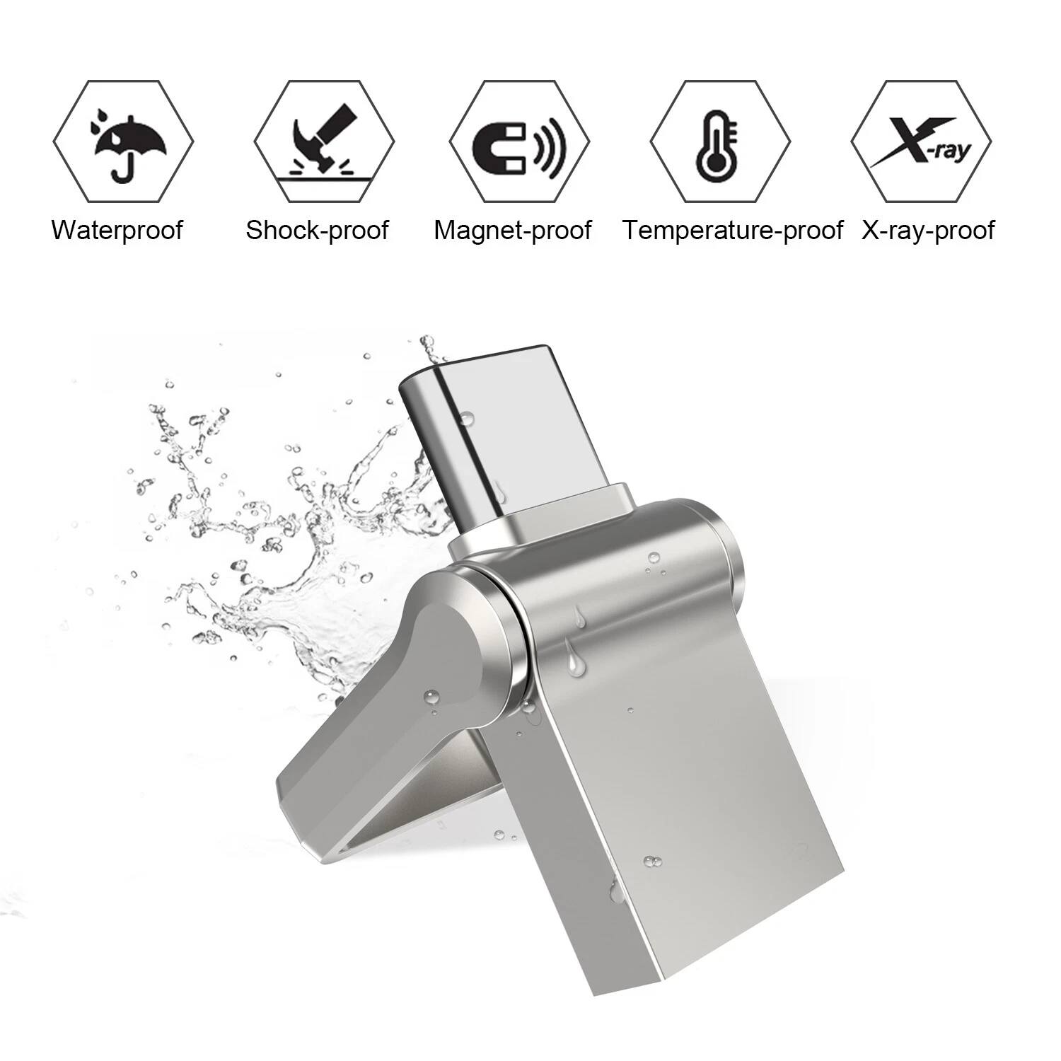 - Waterproof
- Shock-proof
- Magnet-proof
- Temperature-proof
- X-ray-proof