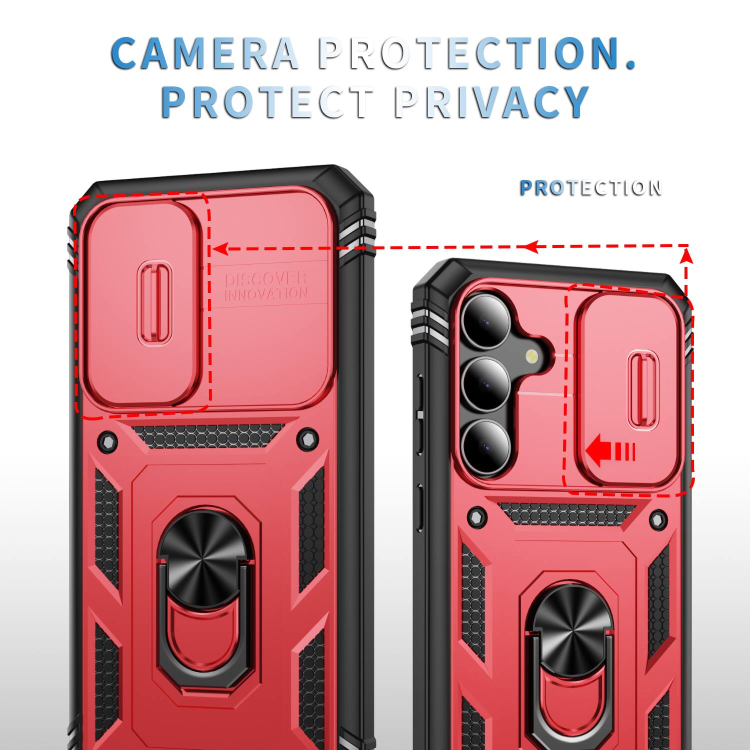 CAMERA PROTECTION. PROTECT PRIVACY.  
PROTECTION.  
DISCOVER INNOVATION