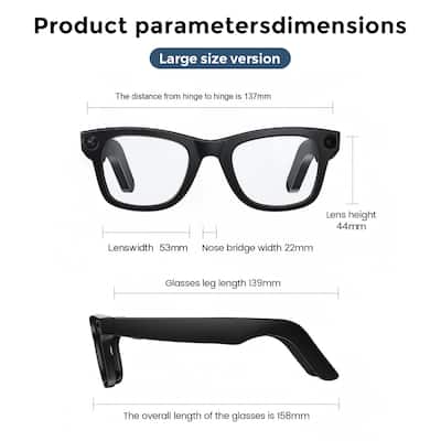 Miro iVision6 AI Smart Glasses with ChatGPT Integration Hands Free Miro iVision6 AI Smart Glasses with ChatGPT Integration Hands Free