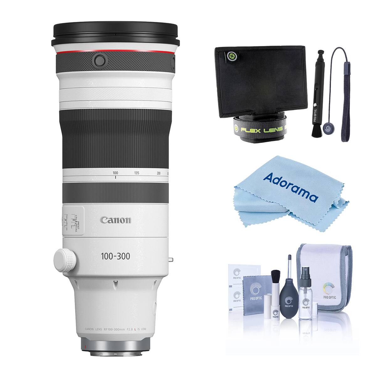 Bundle - Canon - RF 100-300mm f/2.8 L IS USM Lens, with Included Value