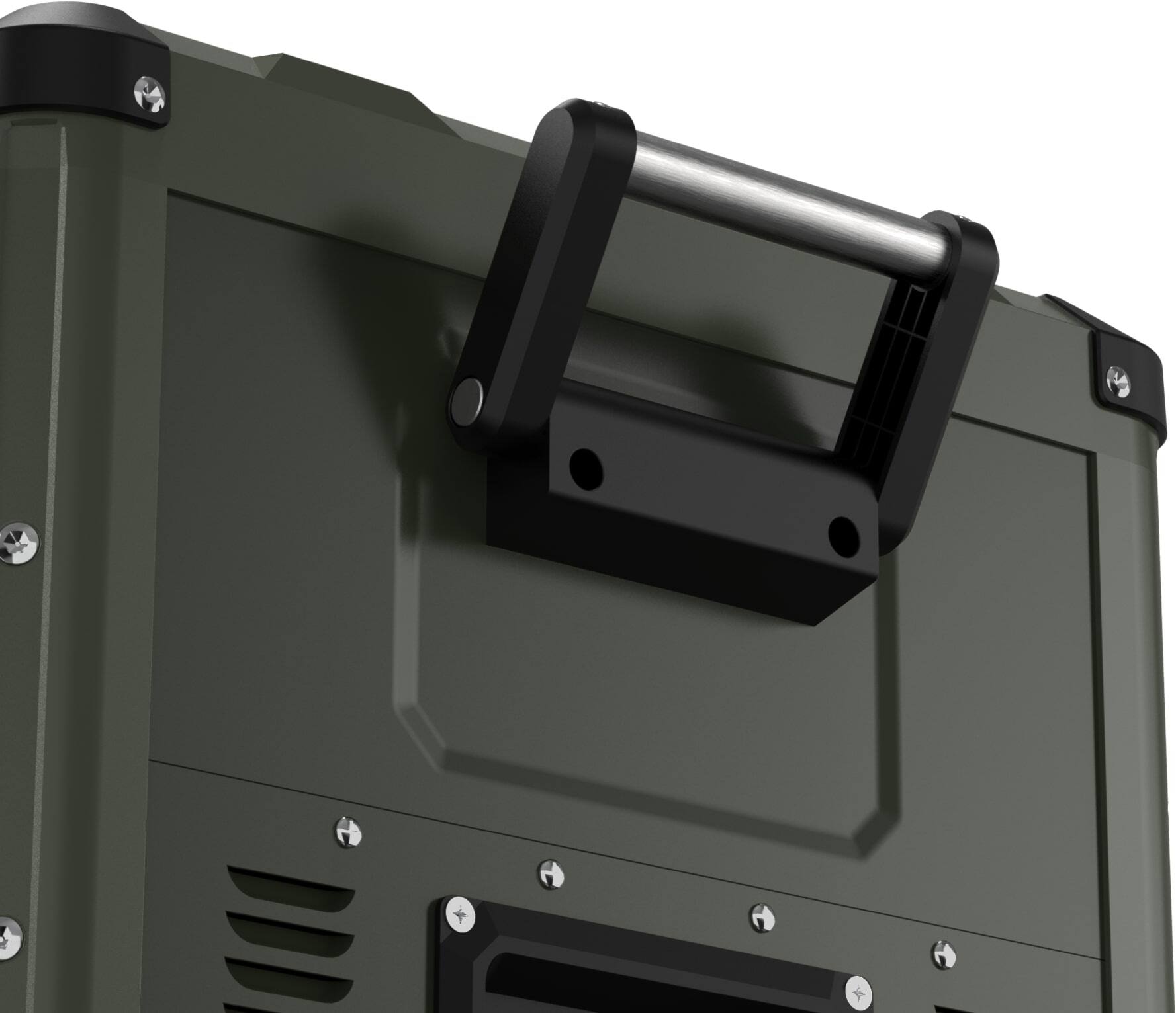 Alt View 4. ICECO - VL75 Pro Dual Zone 79QT Portable Cooler Olive - Olive.