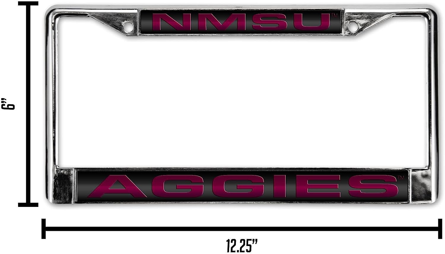 NMSU  
AGGIES  

6"  
12.25"