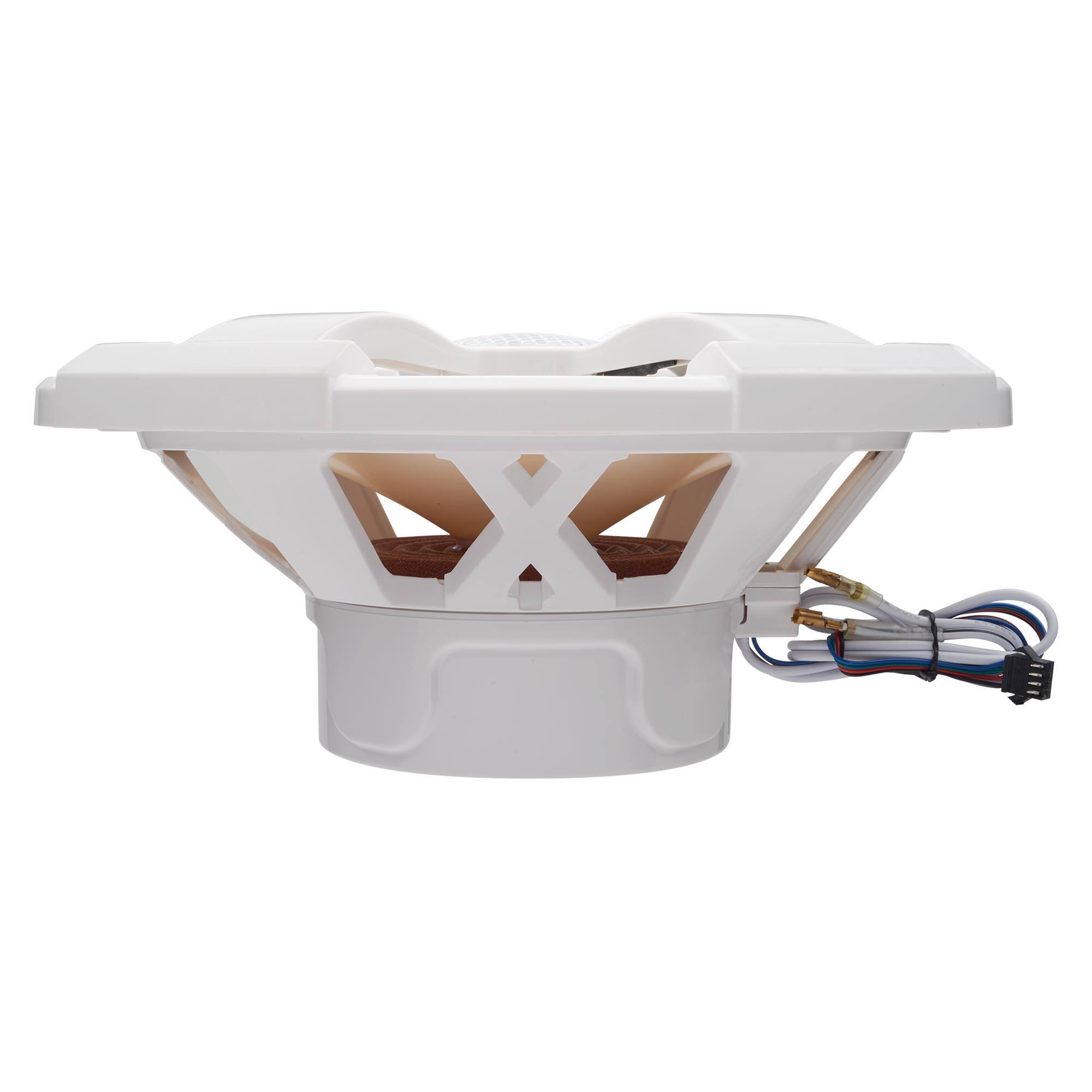 Alt View 4. Powerbass - PowerBass XL-69M - 6x9" Marine Coaxial Speakers with RGB LEDs - Pair - Black/Gray.