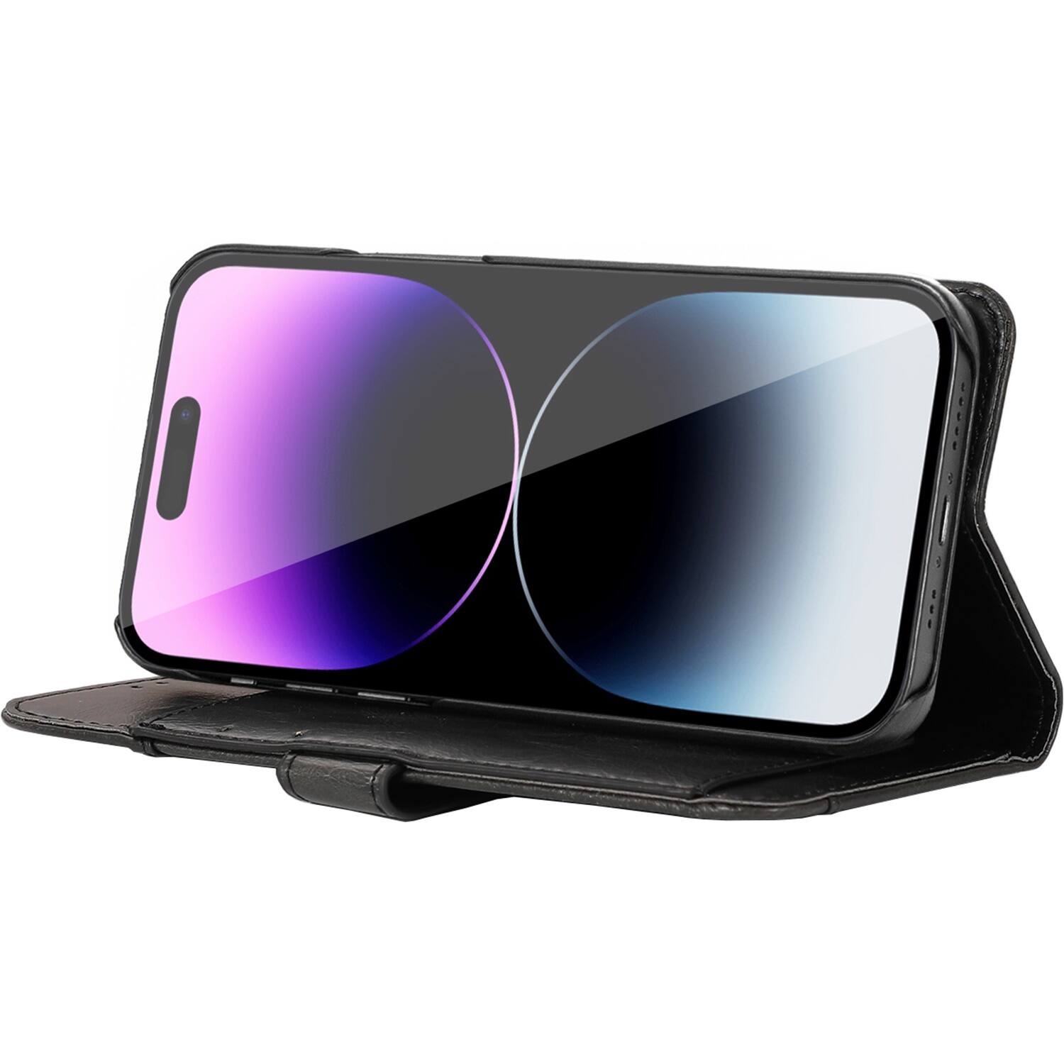 Alt View 14. SaharaCase - Folio Wallet Case for Apple iPhone 14 Pro - Black.