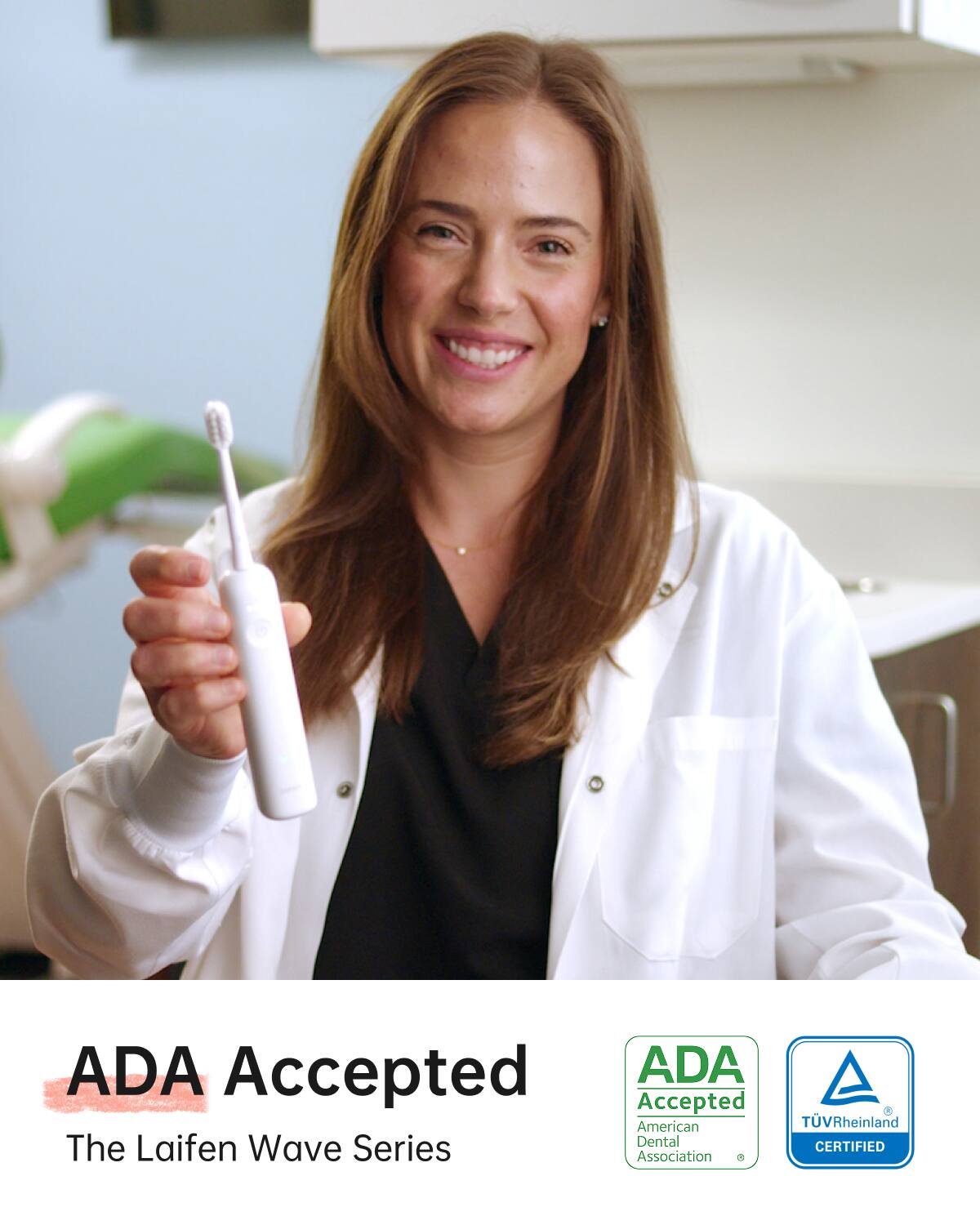 ADA Accepted  
The Laifen Wave Series  

ADA Accepted  
American Dental Association  

TÜV Rheinland  
CERTIFIED