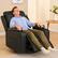 Alt View 1. CloudRest Pro - Recliner Chair with Cup Holders PU Rocking Chair with Side Pockets Single Sofa Seat,Black - Black.
