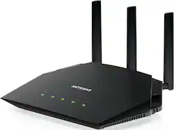 NETGEAR - Nighthawk AX3000 Dual-Band Wi-Fi 6 Router - Black - Left_Zoom