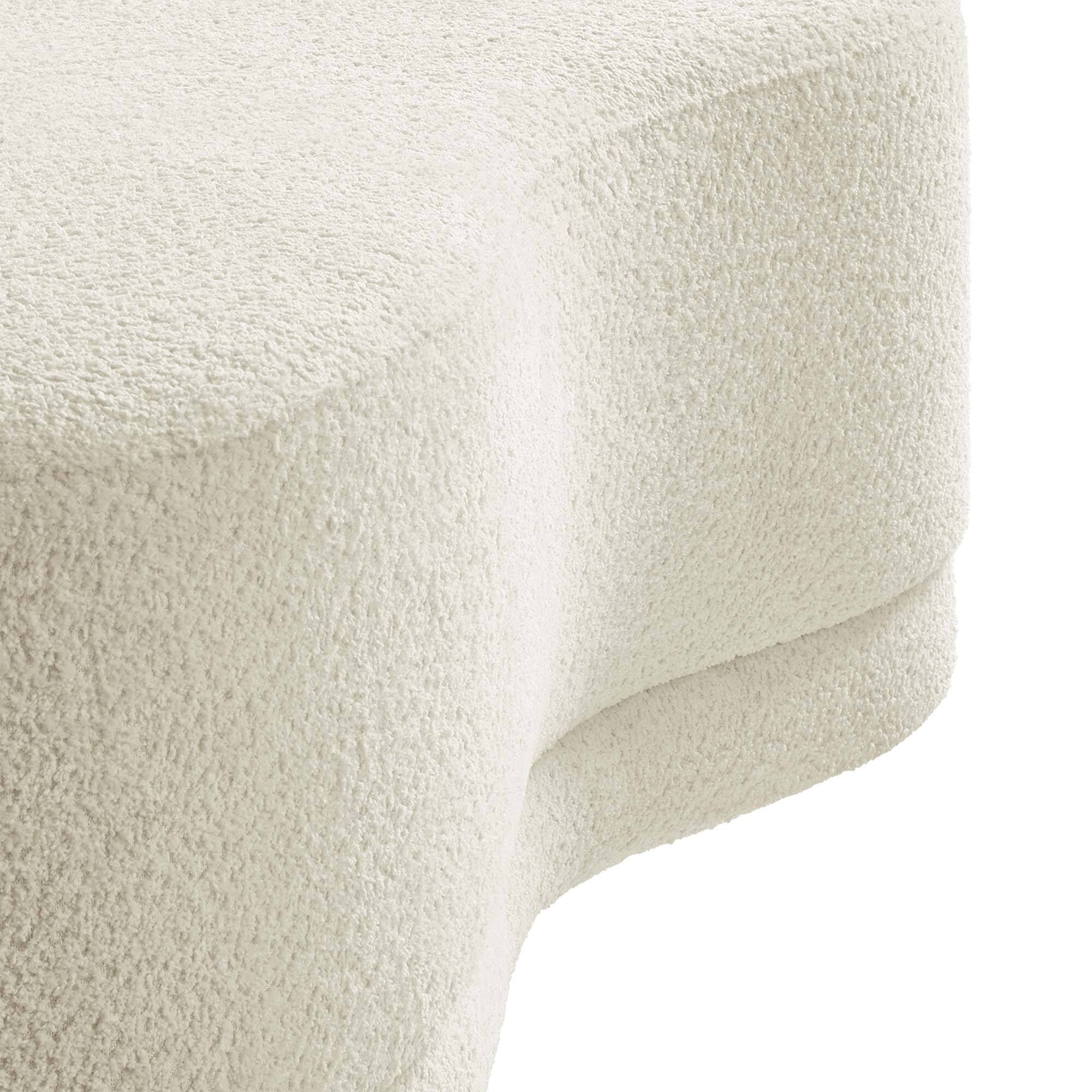 Alt View 5. Modway - Nimbus 48" Upholstered Ottoman Bench by Modway - Cream.