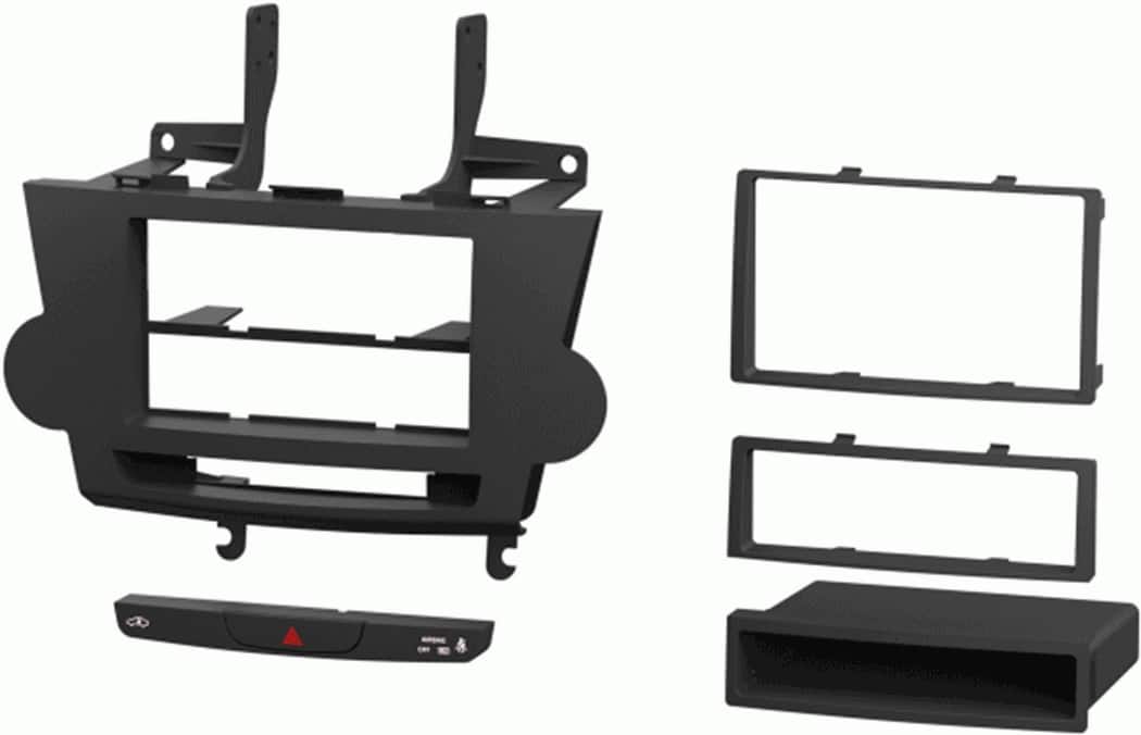 Left. Metra - Dash Kit for 2008-2012 Toyota Highlander (with NAV) Vehicles - Black.