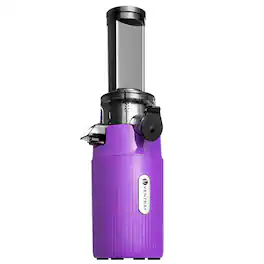 Ventray - Essential Ginnie Juicer Compact Small Cold Press Juicer with 60RPM Low Speed - Purple