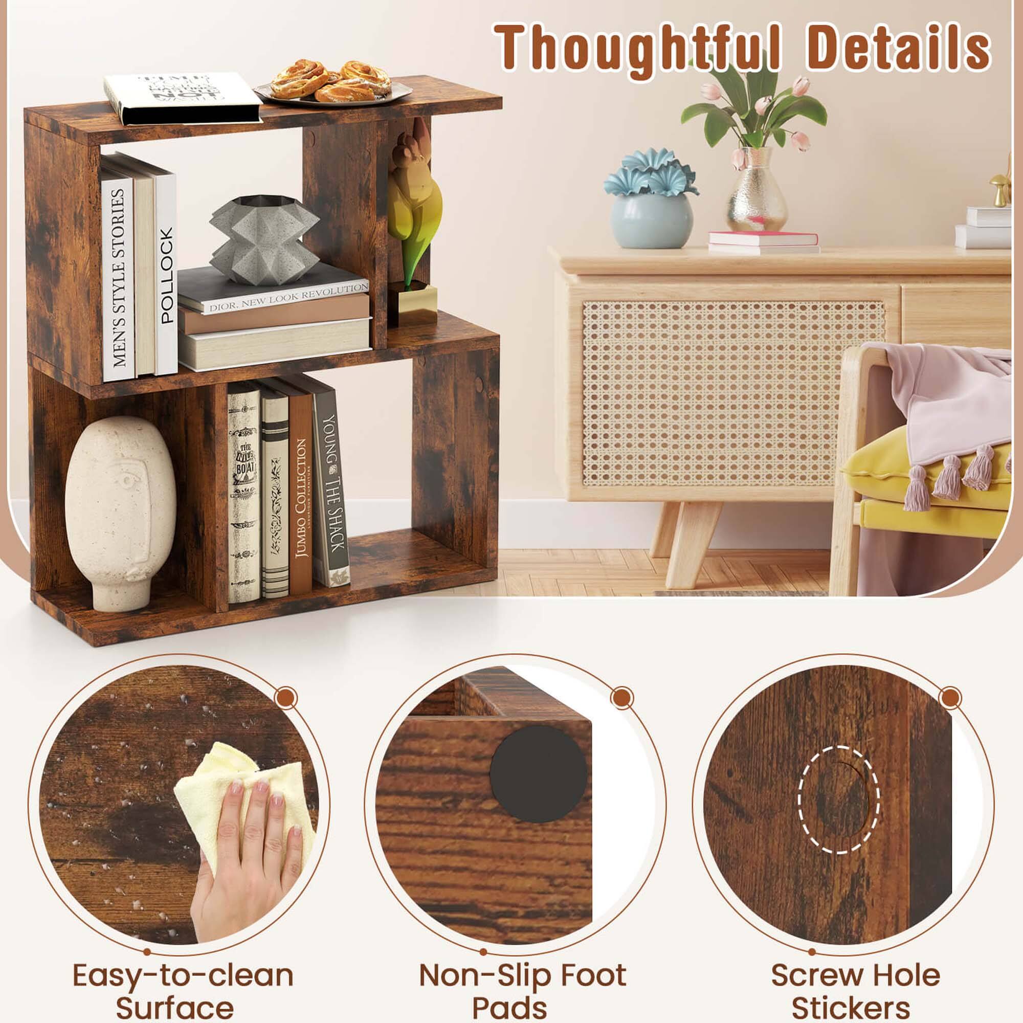 Thoughtful Details: Stories, Style, and Men's Polo Shirts. New Easy-to-Clean Surface, Non-Slip Foot Pads, Screw Hole Stickers.