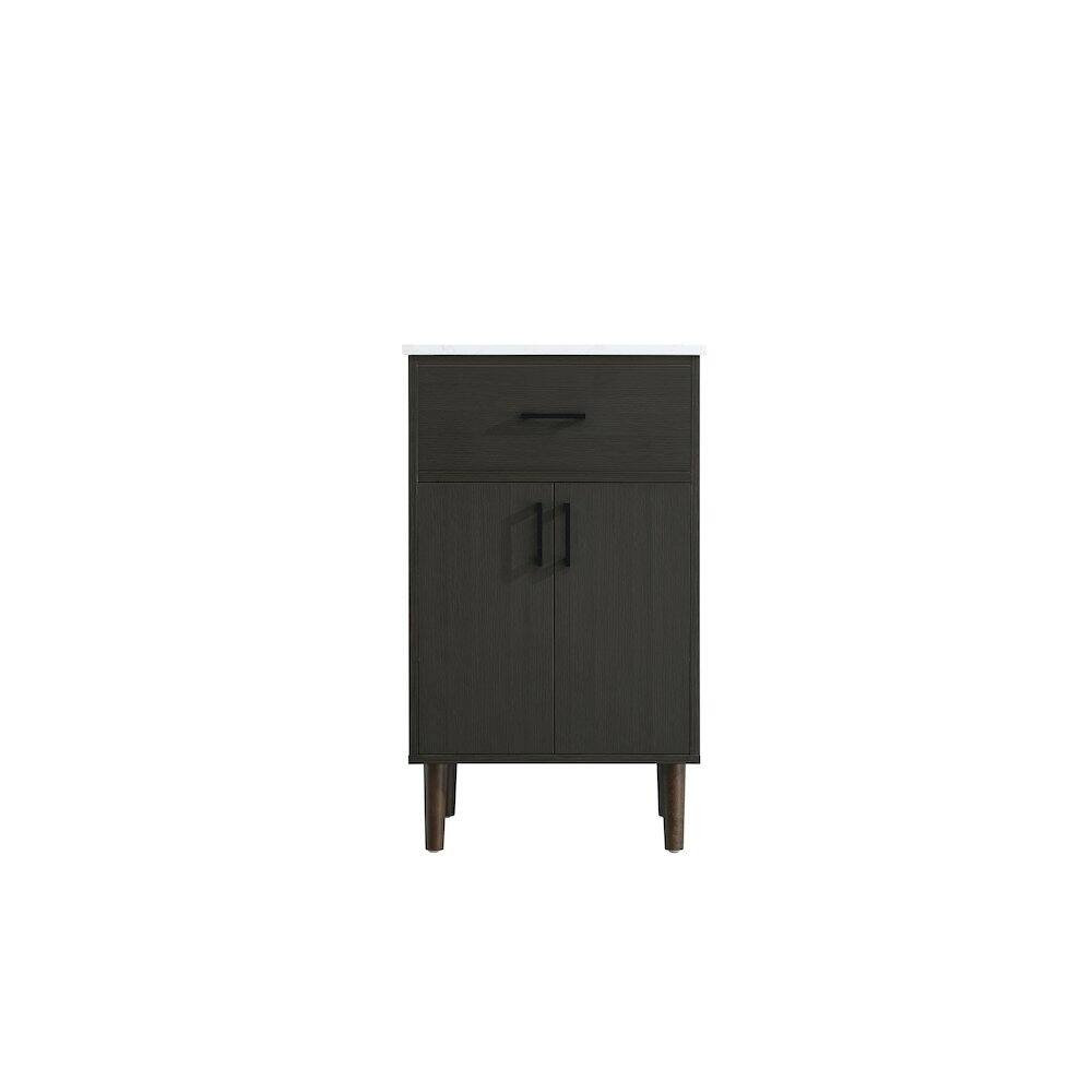 Alt View 3. Elegant Kitchen and Bath - Chandler 20 Inch Single Bathroom Vanity In Mocha Brown - Mocha Brown.