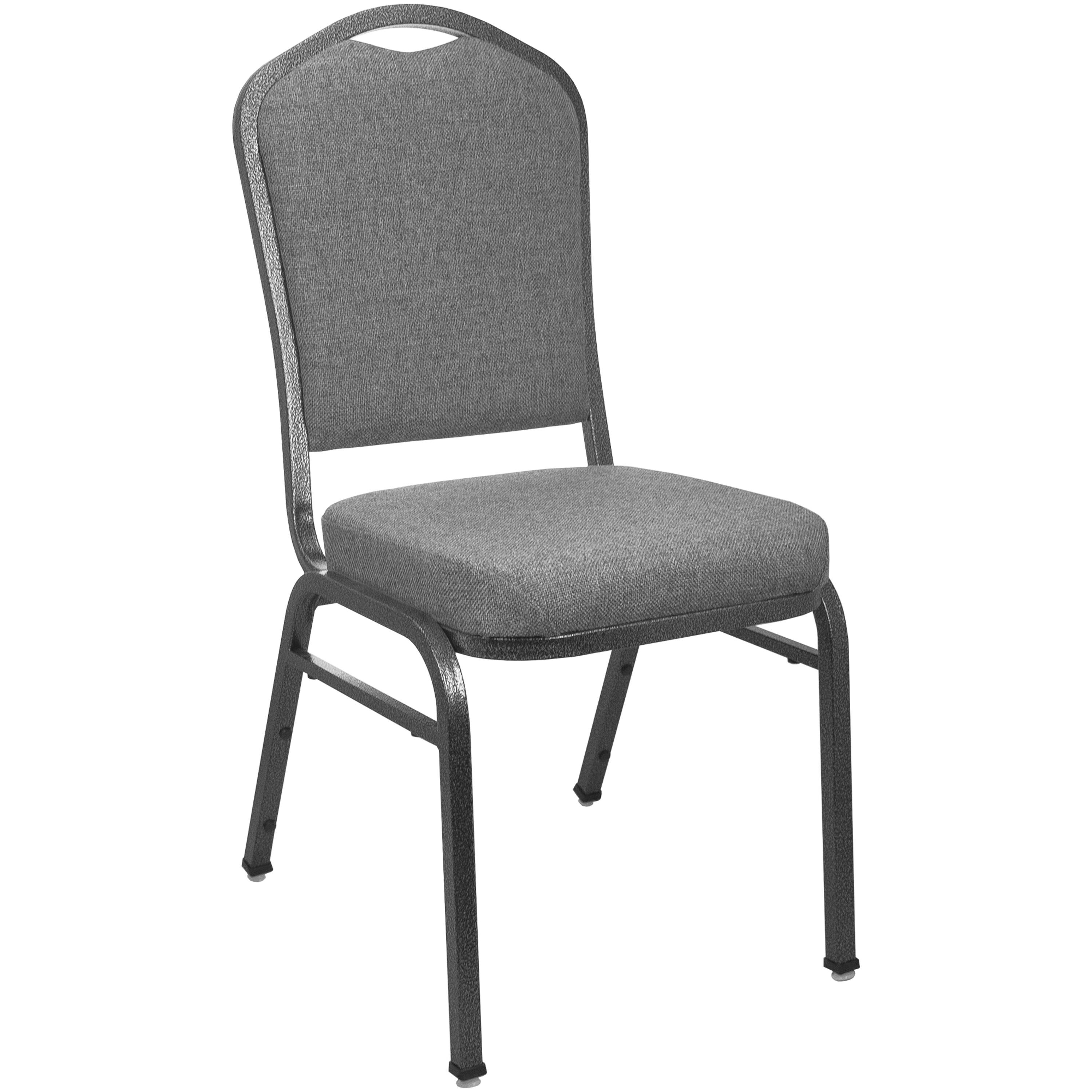 Charcoal Gray Fabric/Silver Vein Frame