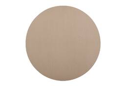 Frieling - Davanti by Mattola Placemats Set of 6, Round 15 Inch Indoor Outdoor Table Placemats - Taupe