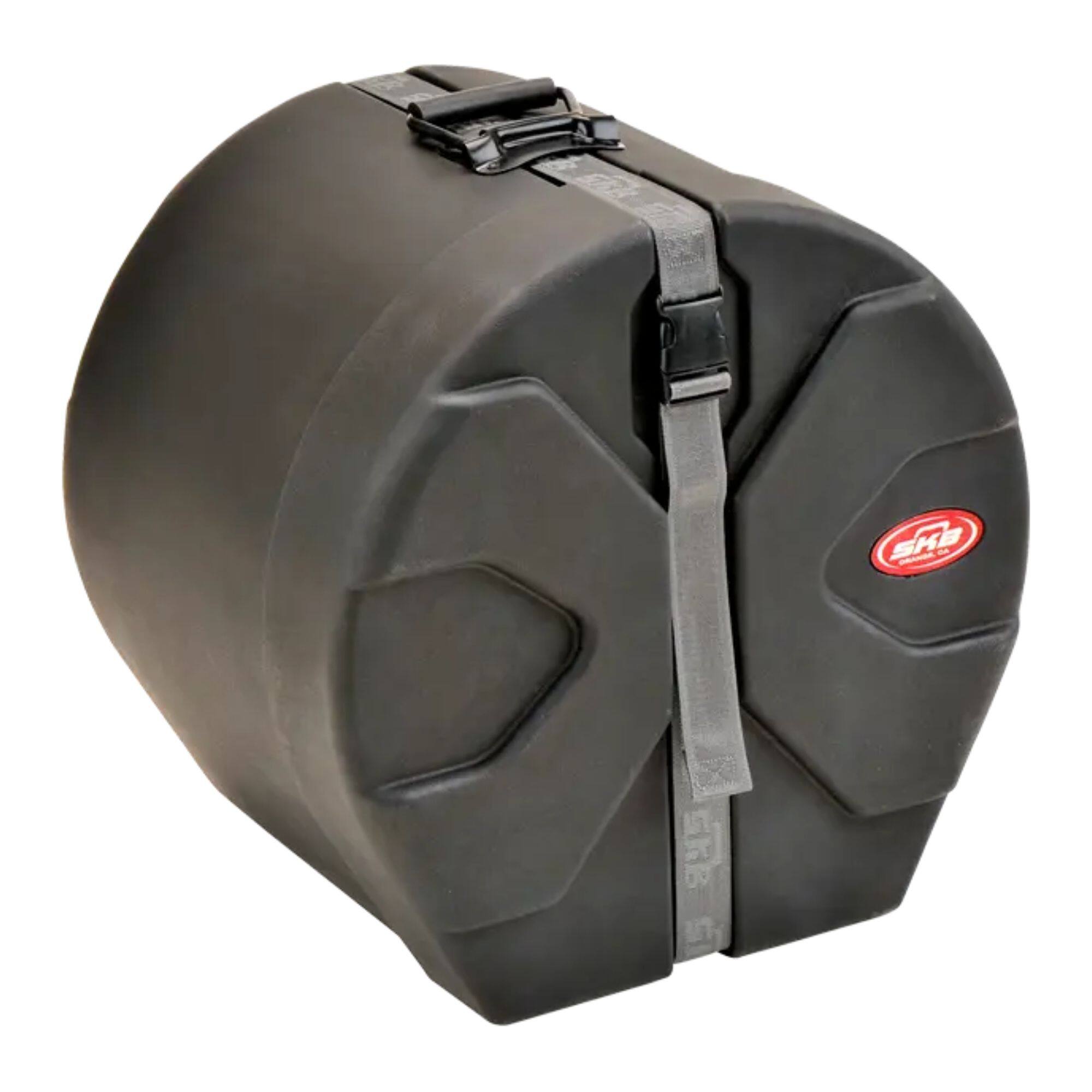 Front. SKB - SKB 14" x 16" Floor Tom Case with Padded Interior and D-Shaped Drum Design - Black.