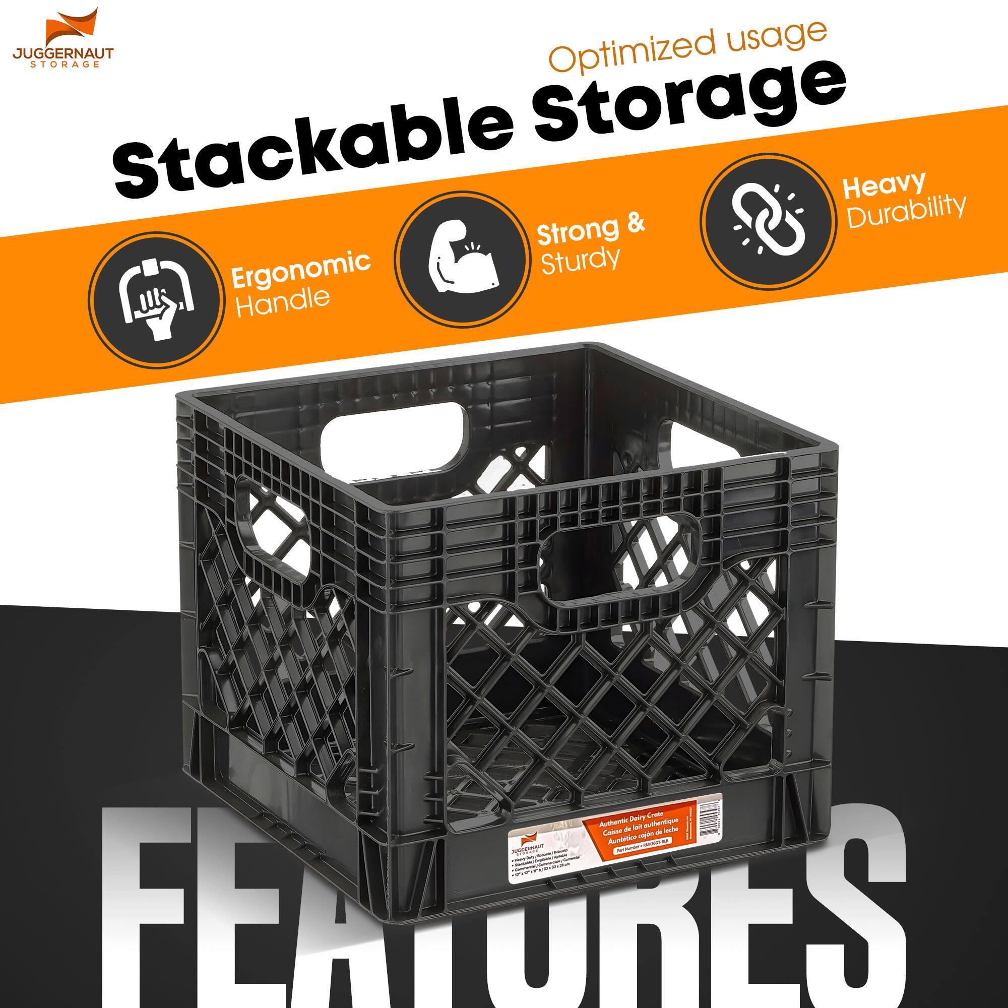 JUGGERNAUT STORAGE

Optimized usage Stackable Storage

- Ergonomic Handle
- Strong & Sturdy
- Heavy Durability

FEATURES